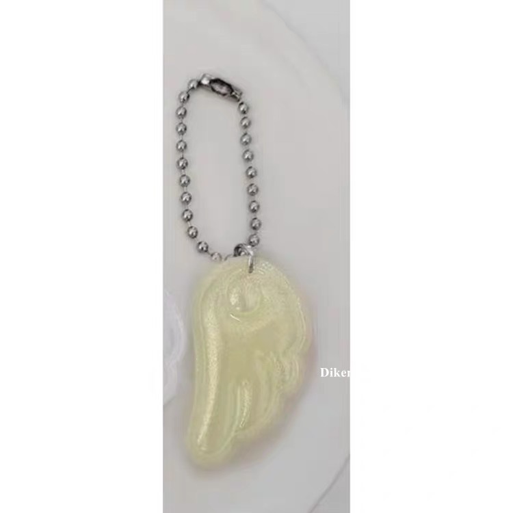 韓国インニッチ古代甘い星天使の羽キーホルダー携帯電話ペンダント AirPods バッグペンダント|undefined