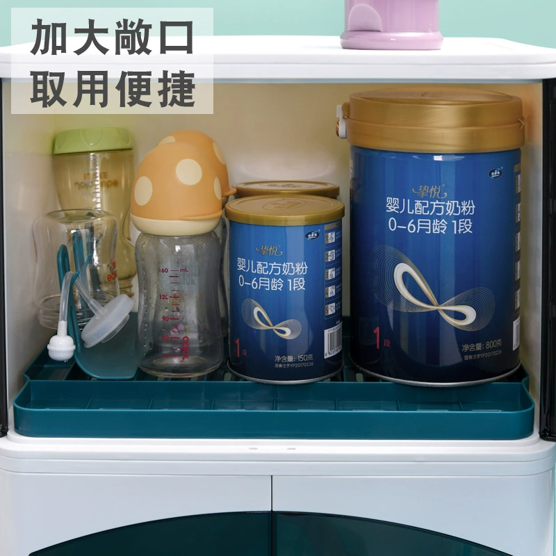 Feeding bottle, antibacterial storage box, drying rack, dustproof storage system, highchair, tableware