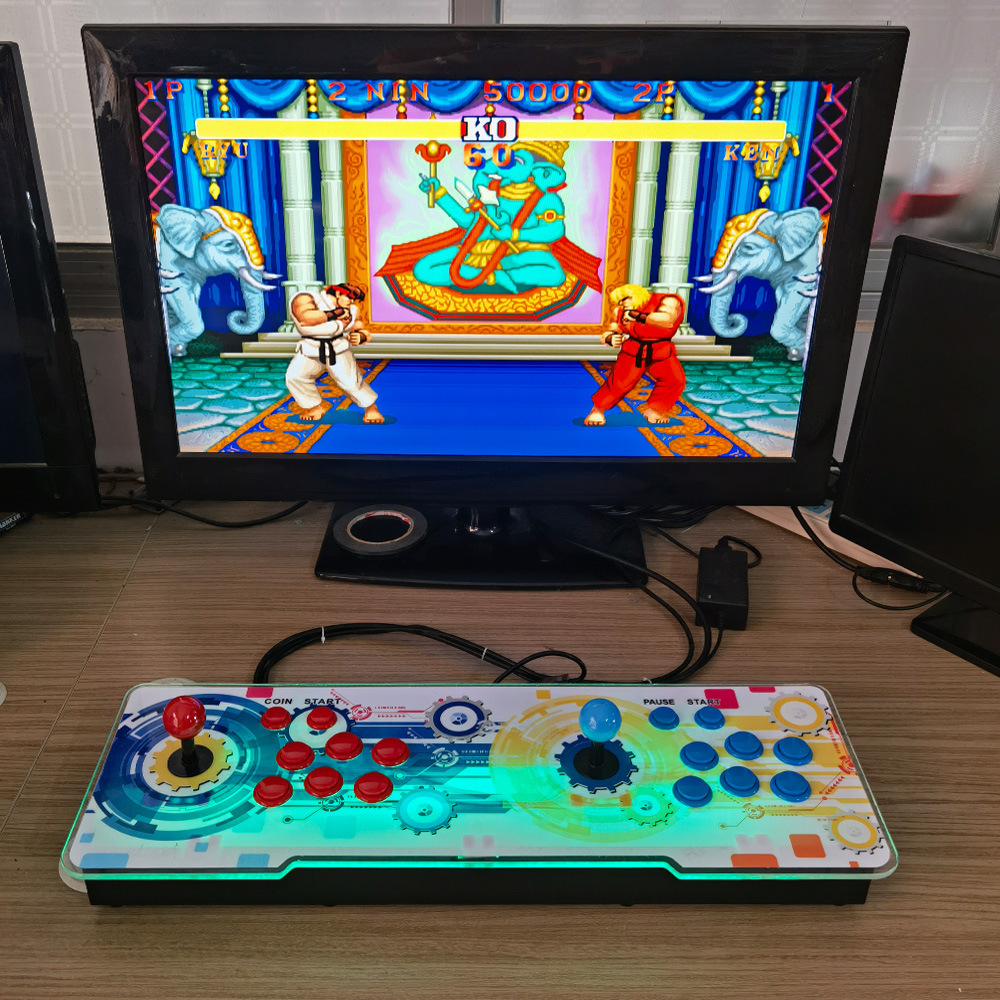 Home Arcade 3D Pandora EX128G10888 One-in-One Rocker Game Moonlight Treasure Box Home Fighting Arcade