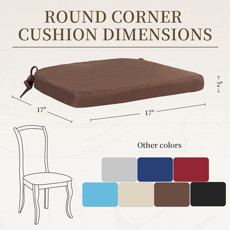 可定制颜色面料材质坐垫加厚防潮垫子可压缩海绵防水涤纶布椅垫