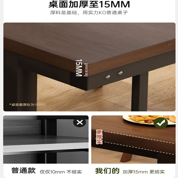 Mesa de comedor, mesa de comedor comercial, mesa de comedor simple, sala de estar, mesa de alquiler doméstica, mesa rectangular