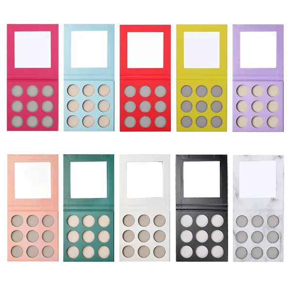 Factory direct foreign trade new eye shadow plate Pearl matte golden onion eye shadow plate set spot no logo printing