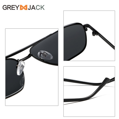 2024 new polarized sunglasses men's sunglasses metal double beam driving fishing glasses sunglasses wholesale