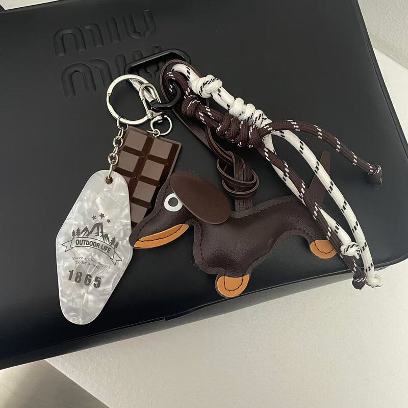 バッグペンダントコレクション miu スタイル多機能織りストラップキーホルダーバッグペンダント diy アクセサリーバックパックパーソナライズされたペンダント|undefined