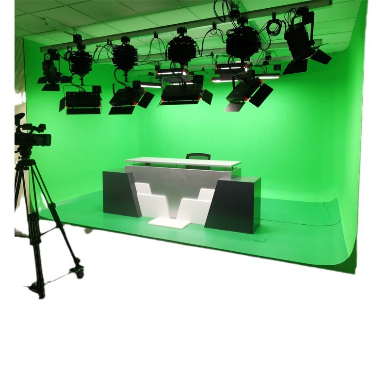 The decoration design of the studio builds one -stop ceiling LED lighting virtual studio system sound insulation decoration