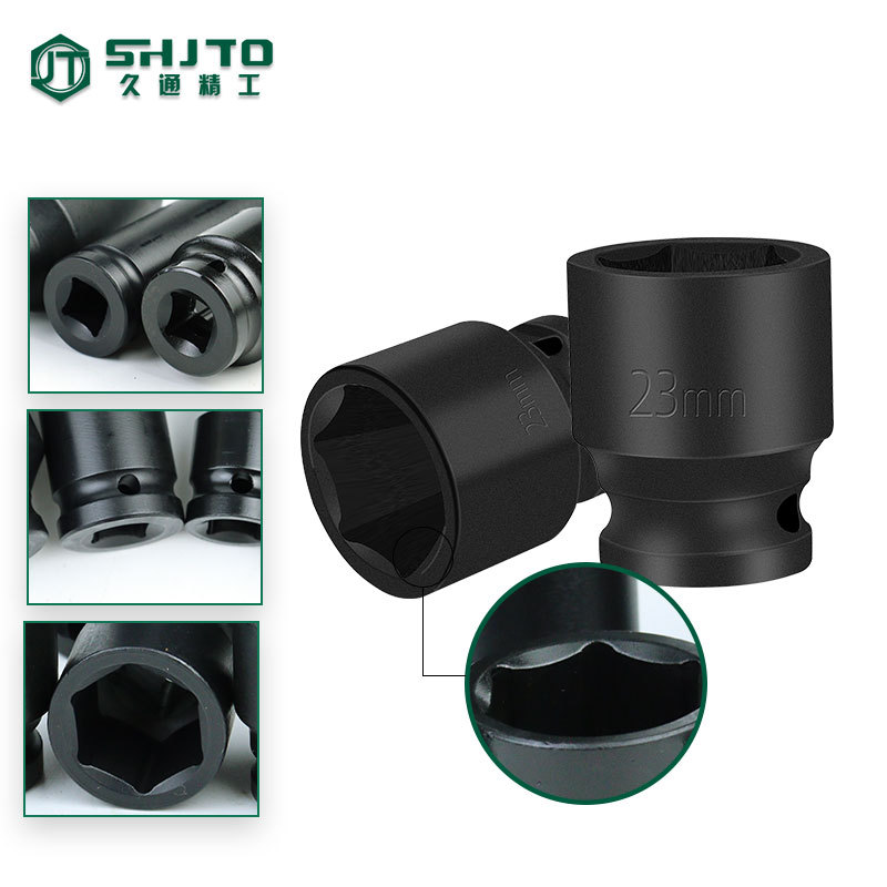 1 / 2 conjunto de manguito de cañón de aire pequeño engrosado llave eléctrica neumática hexagonal neumática manguito corto gran vuelo 8 - 36mm