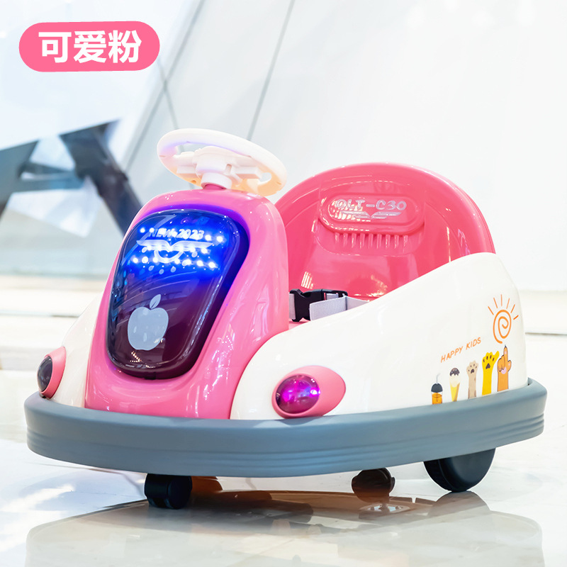 Fábrica nuevos niños coche eléctrico de parachoques coche de deriva recargable doble coche de juguete coche de control remoto Kart