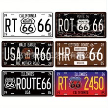 外贸复古铁艺车牌金属工艺品欧美广告牌铁皮画车牌酒吧餐厅壁饰