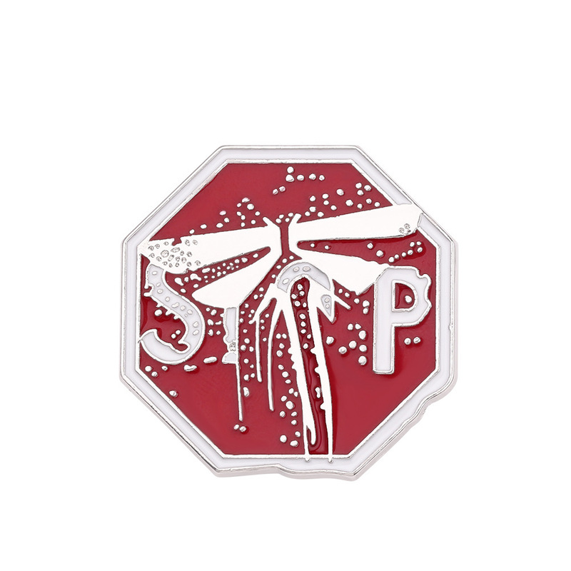 Europe and The United States cross-border explosions Last survivor metal badge The Last Of Us drop oil brooch wholesale Europe and The United States cross-border explosions Last survivor metal badge The Last Of Us drop oil brooch wholesale