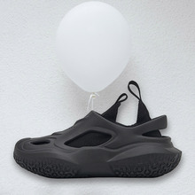 新两穿轻便洞洞鞋男款夏季包头凉鞋男厚底运动外穿涉水沙滩鞋