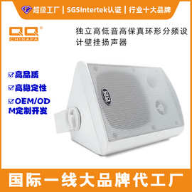 壁挂音箱门店超市商用会议校园广播系统扬声器背景音乐防水喇叭