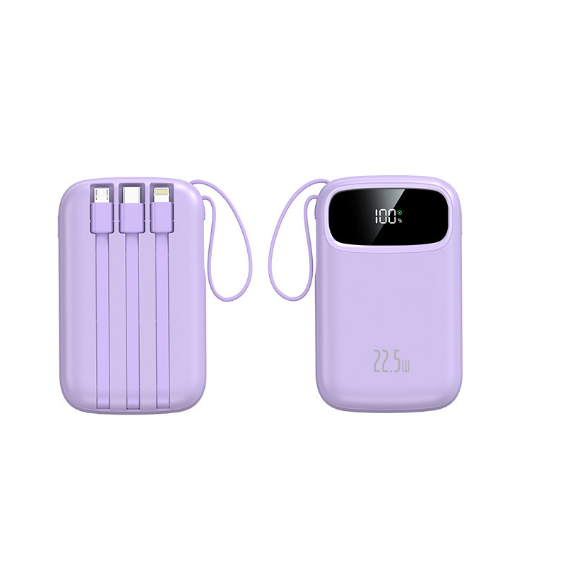 2025 新しい超高速充電パワーバンク超大容量 20000 mAh 超薄型、コンパクト、ポータブル、ケーブル付き|undefined