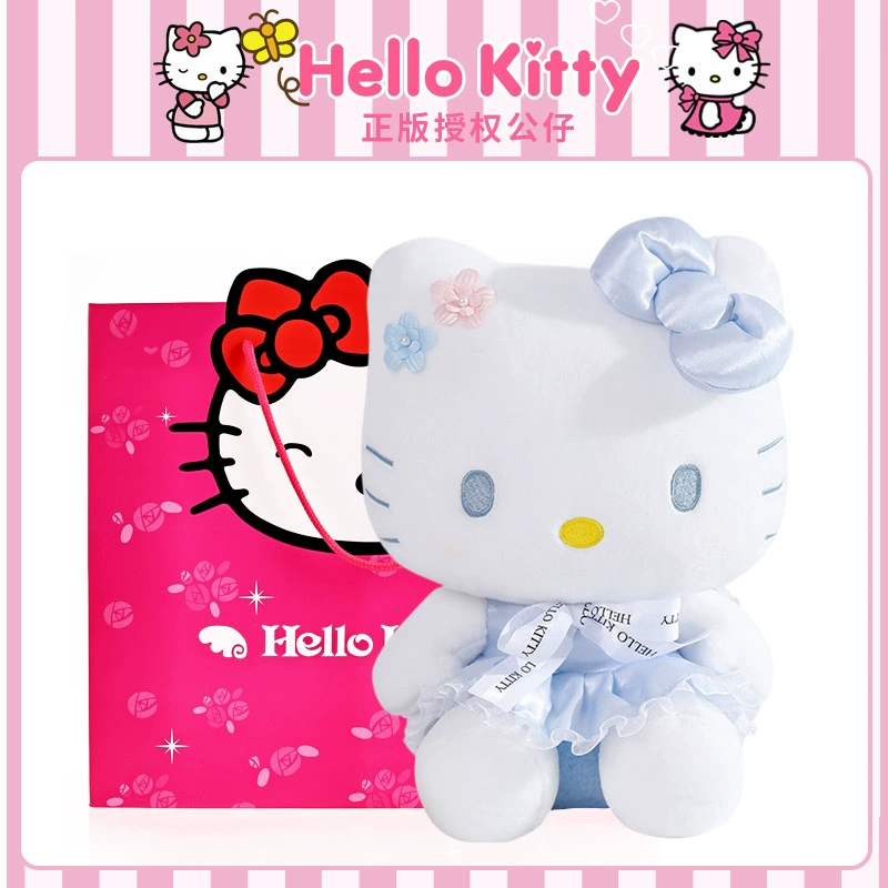 Плюшевая игрушка (Hello Kitty) 10–30 см, лицензированная коллекционная кукла, варианты подарочных пакетов