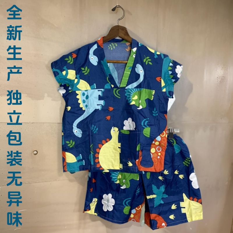 全新一次性浴发儿童汗蒸服可爱卡通洗浴中心按摩汤泉足浴桑拿服