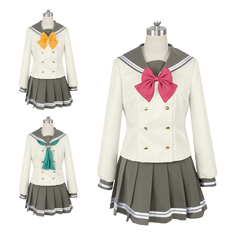 LoveLive! Sunshine! Aqourss All Gao Hai Qian Ge Осень Зима одежда для моряков косплей