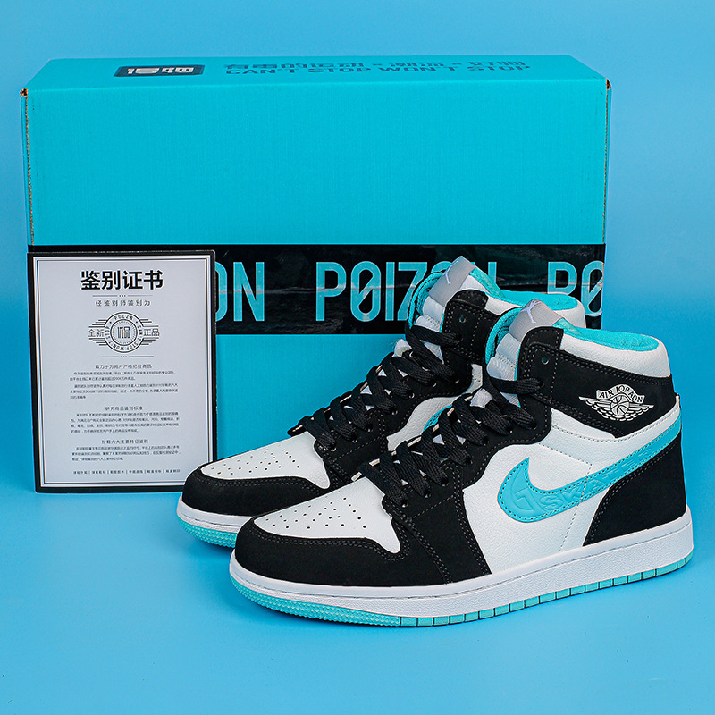 Autumn and Winter Aj Men's Shoes High-Top Shoes Sneakers Men's Sports Shoes Couples Men's and Women's Shoes Students Friction Sound Fleece-Lined Cotton Shoes