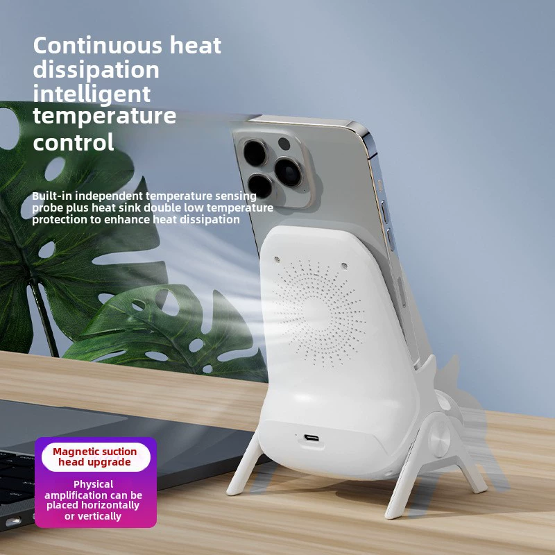 Phone holder, wireless charger, mobile phone, support frame