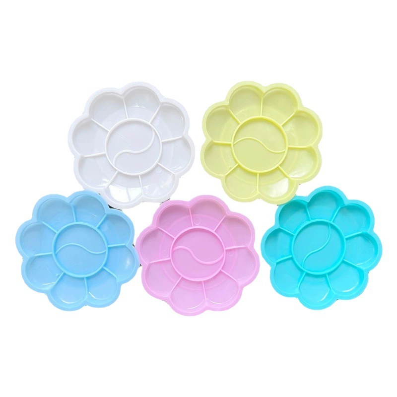 Маленькая цветная пластина сливы гуашь акварель акриловая цветная пластина Детские DIY граффити инструменты для рисования