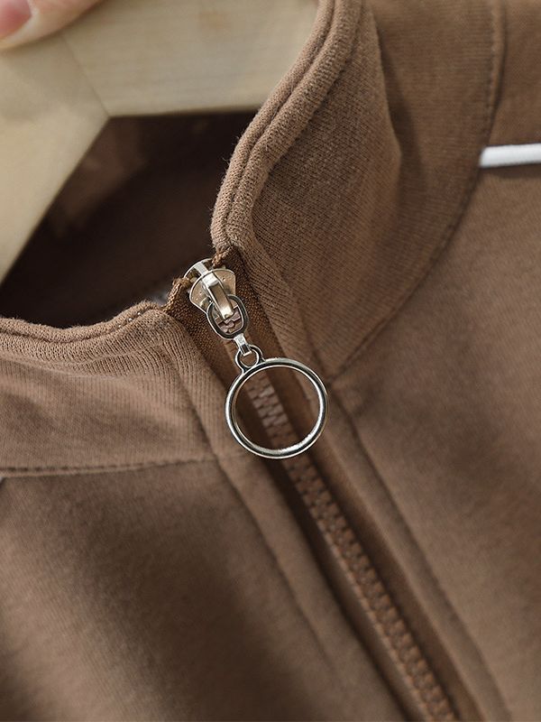 4266 primavera y otoño ropa traje 2023 nuevos niños estilo occidental suéter de la solapa del bebé guapo otoño deportiva