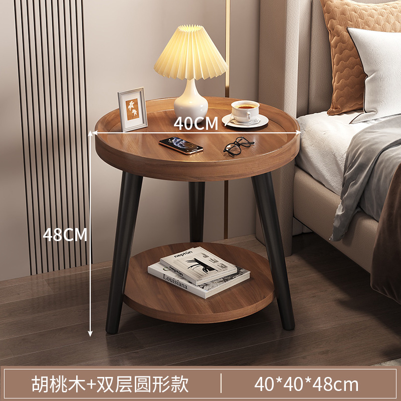 [심플모델] 월넛컬러 더블레이어 40*40*48CM