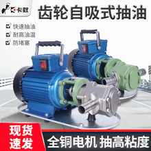 WCB齿轮自吸式电动抽油泵/高扬程大流量高粘度抽油泵/机油抽油泵