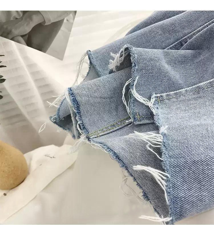 Irregular, Bag, Cattle, Solid Color Pattern Summer Season Women's Gender Summer Casual Irregular Bag Cattle Denim Midi Dress Skirts