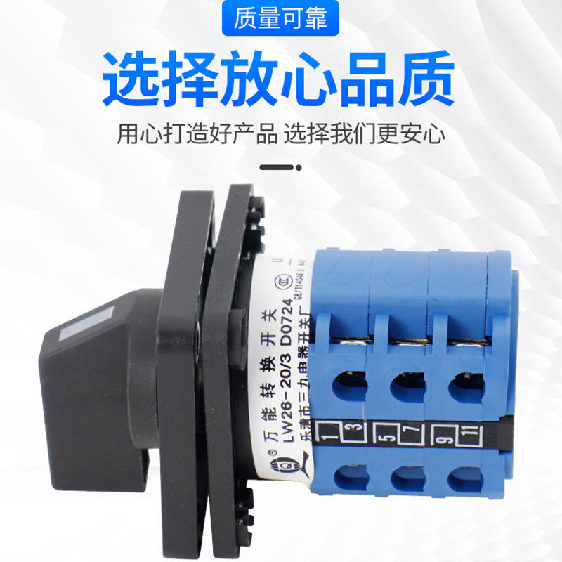 LW26-20 LW39B -6 /3 D303 /3 Silver Point Universal conversion switch combination switch