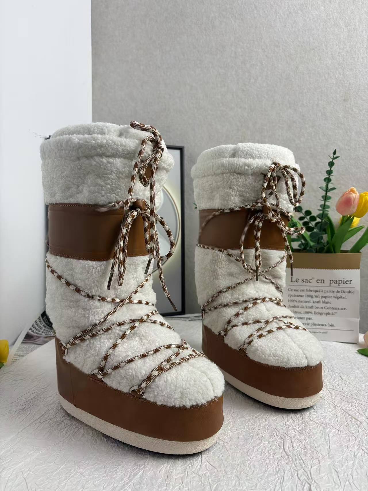 카멜 방수 스웨이드 하이탑 5021