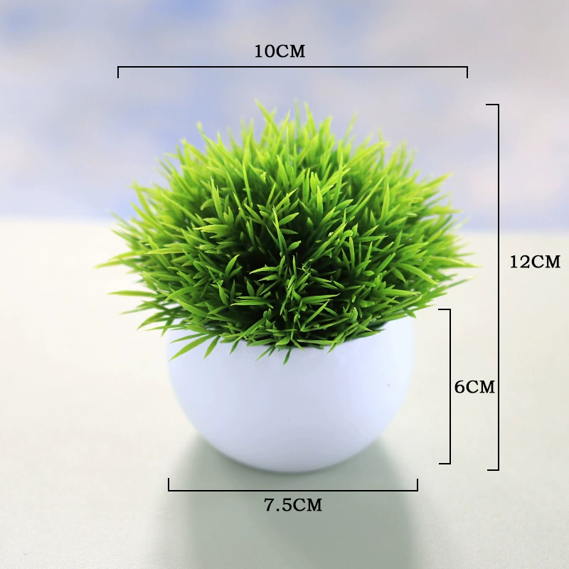 Simulated plant baby tears hemisphere potted green plant flower tree ball office desktop decoration mini bonsai plant
