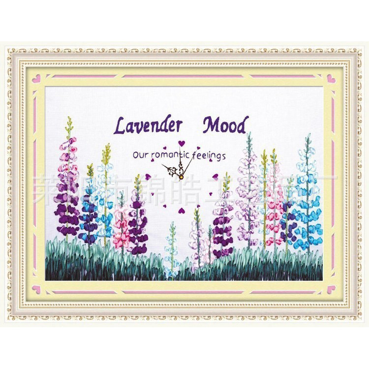 Nueva cinta bordado tridimensional bordado hecho a mano bricolaje colgando pintura sala de estar dormitorio estudio material paquete kit ramo colgante pintura