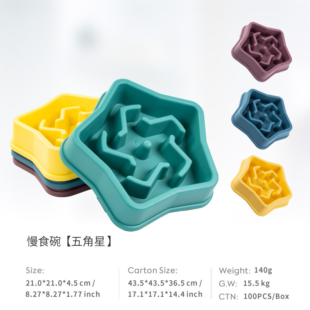 Tazón de comida lenta para mascotas de protección ambiental explosiva transfronteriza