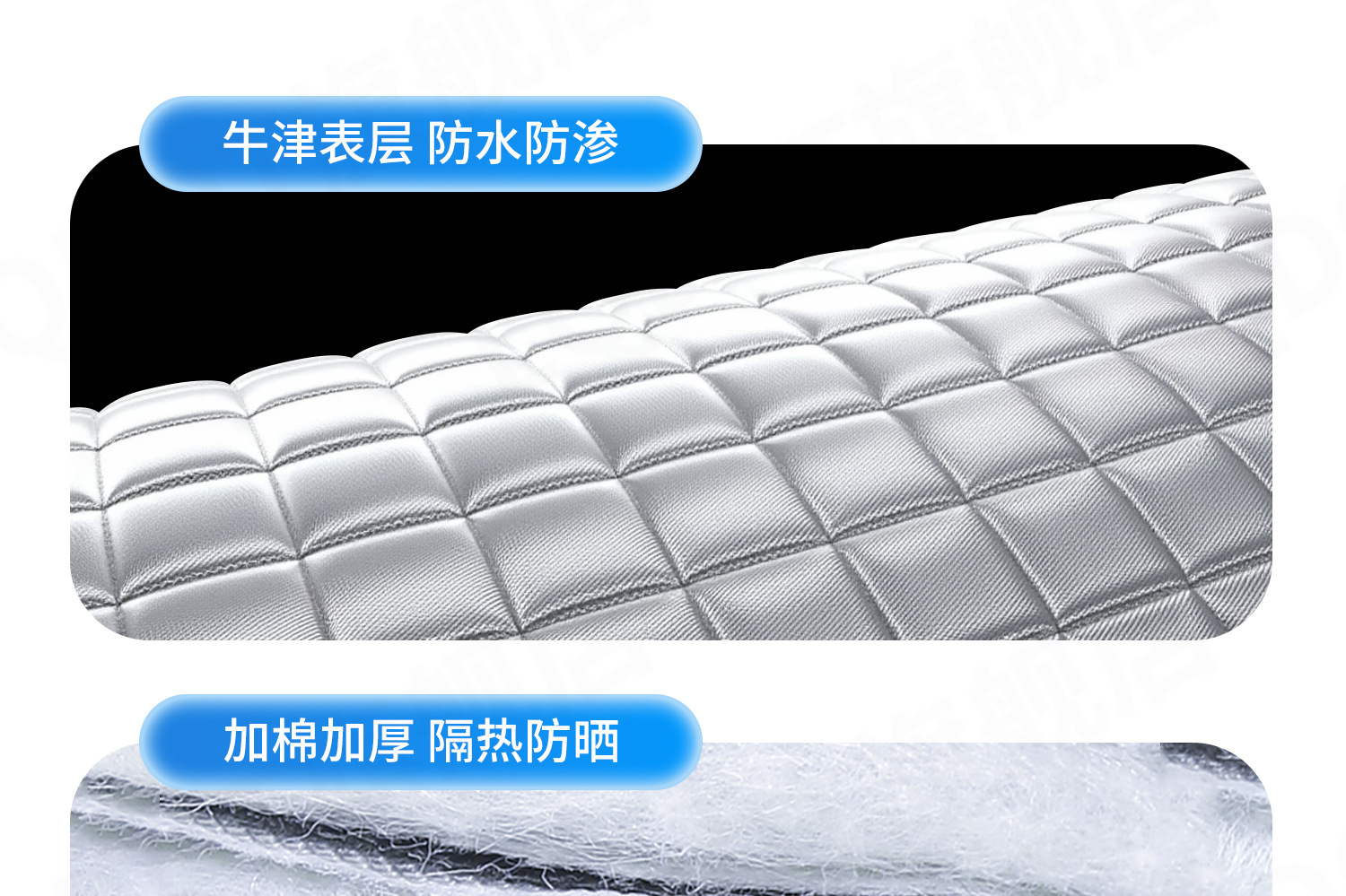 Car Snow Cover for Front Windshield, Anti-Freeze Half Cover, Anti-Frost Windshield Cover, Winter Snow Protection, Thickened for Winter
