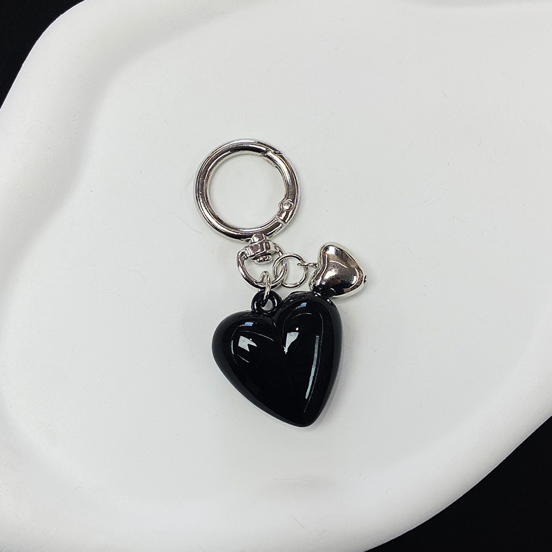 23g Weight Bag Pendant, Keychain Classification 1 Piece Quantity Holiday, Banquet, Daily Occasion Acrylic Material Valentine'S Day Festival Heart Shape Pattern Unisex Gender Korean Style Style Korean Style Heart Shape Arylic Valentine'S Day Unisex Bag Pendant Keychain 4