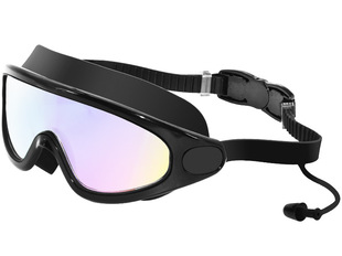 Zhenglang Symphony Large Frame Swimming Goggles Cross-border Neutral Not Easy to Fog Flat Light Large View Can Be Customized LOGO Silicone Swimming Goggles