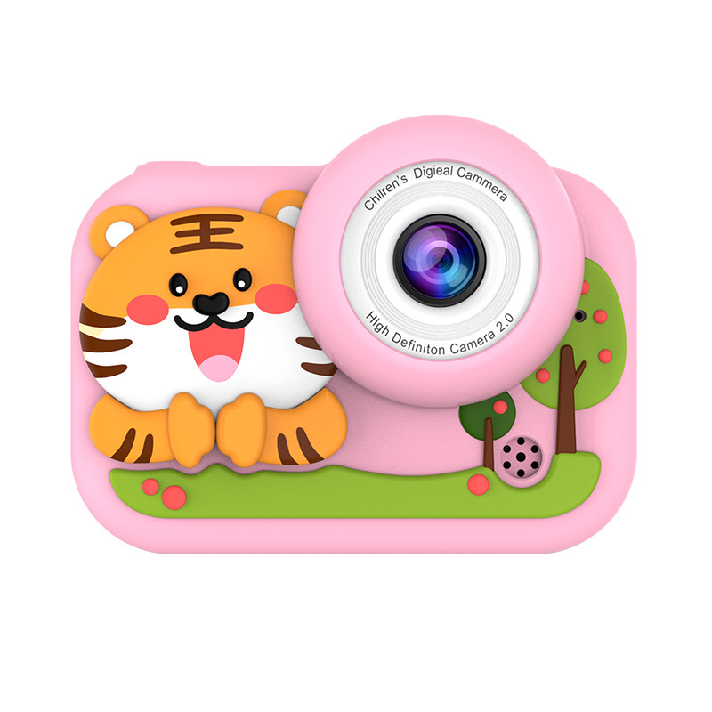 Nuevas cámaras infantiles transfronterizas pueden tomar fotos y grabar videos de silicona de alta definición cámara digital regalos de cumpleaños y navidad