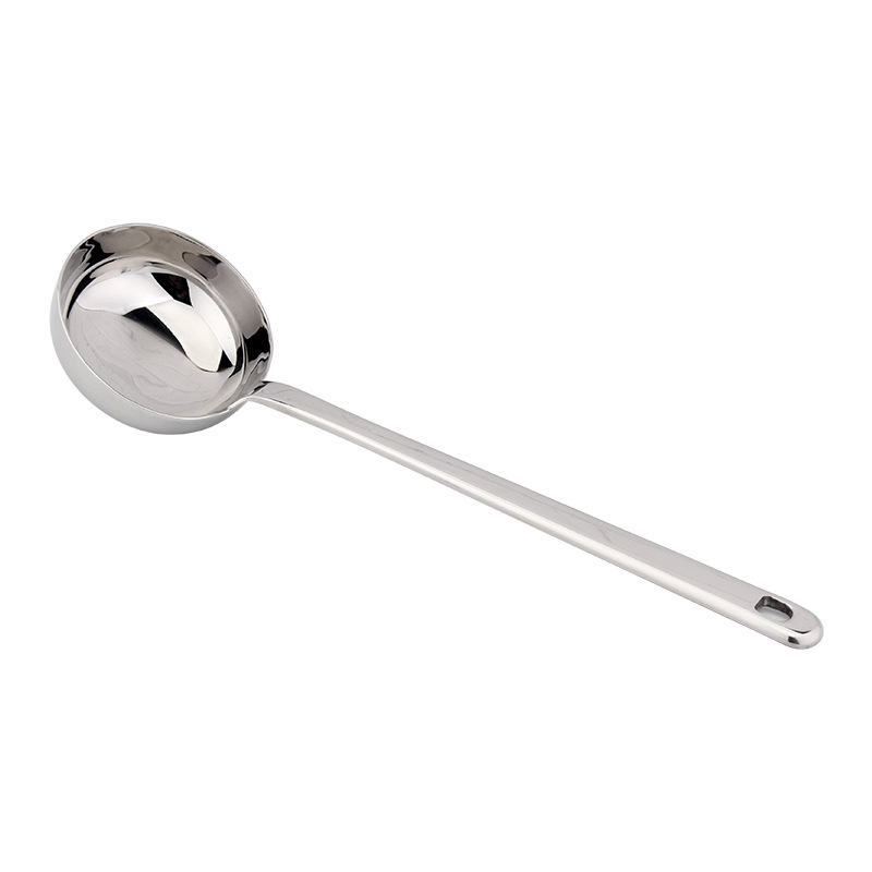 Chockmen Zhuo Deming 18 / 10 acero inoxidable grueso mango largo cucharas de cocina