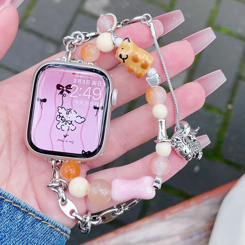New Fulong baby diy bracelet for iwatch strap S8 Apple S9 watch 8AppleWatch Women's New Fulong baby diy bracelet for iwatch strap S8 Apple S9 watch 8AppleWatch Women's