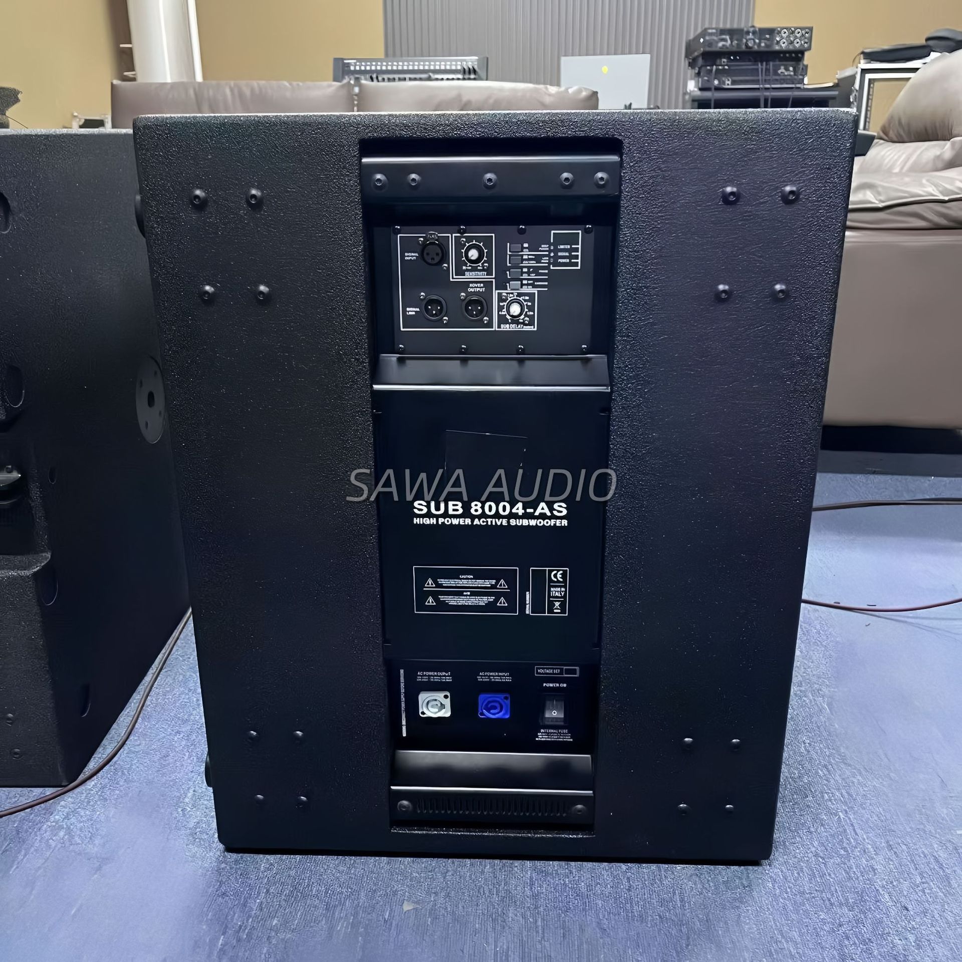 18 pulgadas subwoofer solo altavoz profesional al aire libre altavoz de alta potencia conferencia bar escenario sonido de matriz lineal