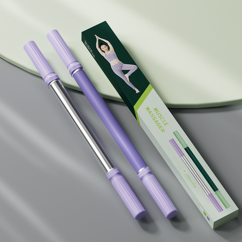 Roller Shaft Massage Stick for Home Fitness, Exercise, Ice Compress, Muscle and Fascia Relaxation, Yoga, Pilates, and Body Shaping Stick