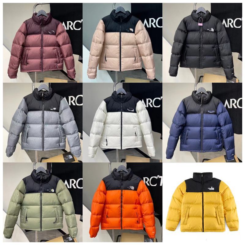 Putian High Version North Face 1996 down Jacket for Men and Women, Fashionable and Versatile Couple Warm down Jacket, Windproof Goose down