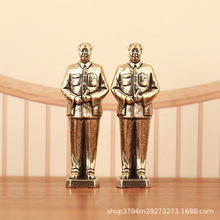 纯铜毛主席站像摆件全身毛泽东雕塑铜像纪念客厅人物工艺装饰品