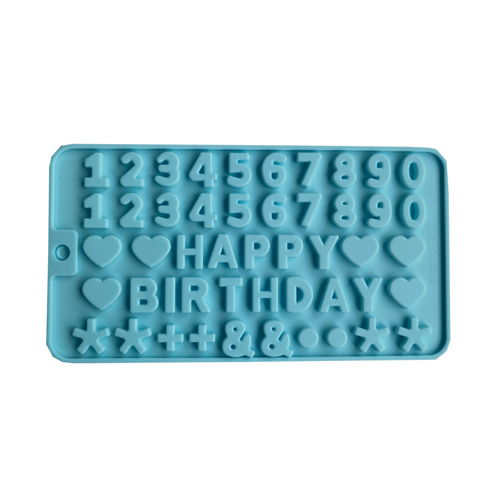 Digital Chocolate 458 Molde de silicona para pastel Molde de pan de tarta de gelatina Herramientas para hornear