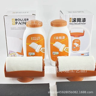 新款大滚筒漆水性多彩乳胶漆白色家用墙面修补漆水乳型净味内墙漆