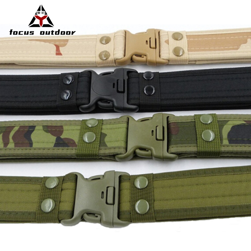Deportes al aire libre suministros fijo vinculante cinturón de material EVA ventiladores militares camuflaje táctico cintura sello cinturón exterior