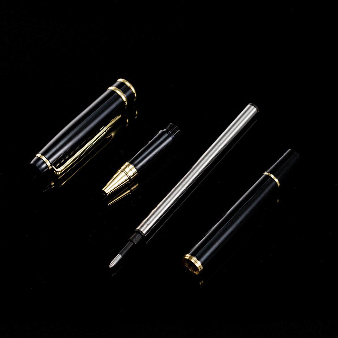 Fábrica en stock suministro de metal firma pluma bolígrafo negocio publicidad regalo gel pluma imprimible LOGO