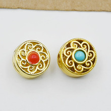 �~�18K��߱�ɫ�U��ճ��ʯ���鴮��diy�͹�������K���Ʒ���