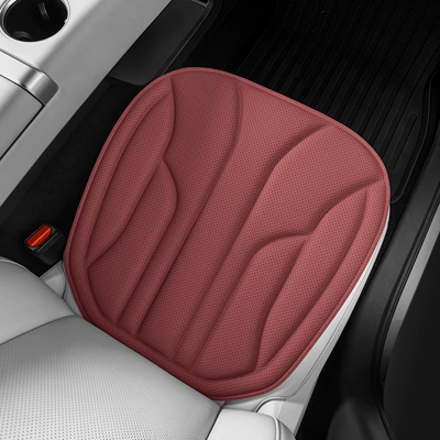 Seat Cushions, Breathable and Non-Slip, Direct – Four Seasons Pad - volcano-red-1-front-seat-cushion-luxurious-anti-fouling-leather-latex-cotton-core-not-tired-after-sitting-for-a-long-time