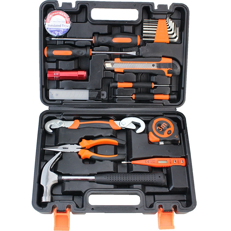Hardware Toolbox Set, Multi-Piece Home Repair Kit, Portable Case, 9–157 pcs