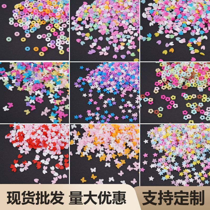 Customized Soft Clay Crafts, Valentine's Day Accessories, DIY Accessories, Heart-Shaped Slices, Nail Art Handmade Materials, Accessories Customized Soft Clay Crafts, Valentine's Day Accessories, DIY Accessories, Heart-Shaped Slices, Nail Art Handmade Materials, Accessories