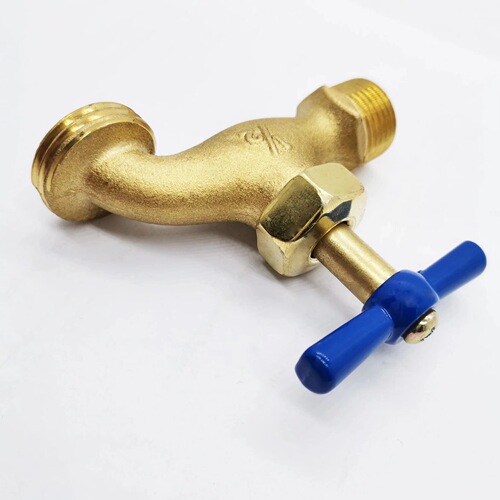 South American exclusive copper body slow open 4-way water tap outdoor garden faucet 1/2*3/4 large flow washing machine water tap 